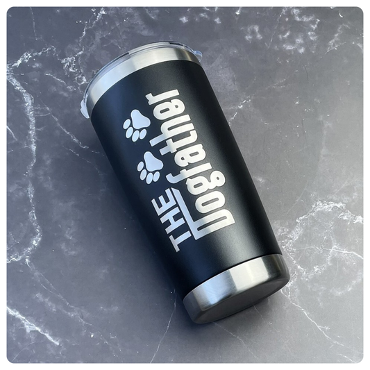 The Dogfather Travel Mug